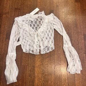 super cute lace cardigan